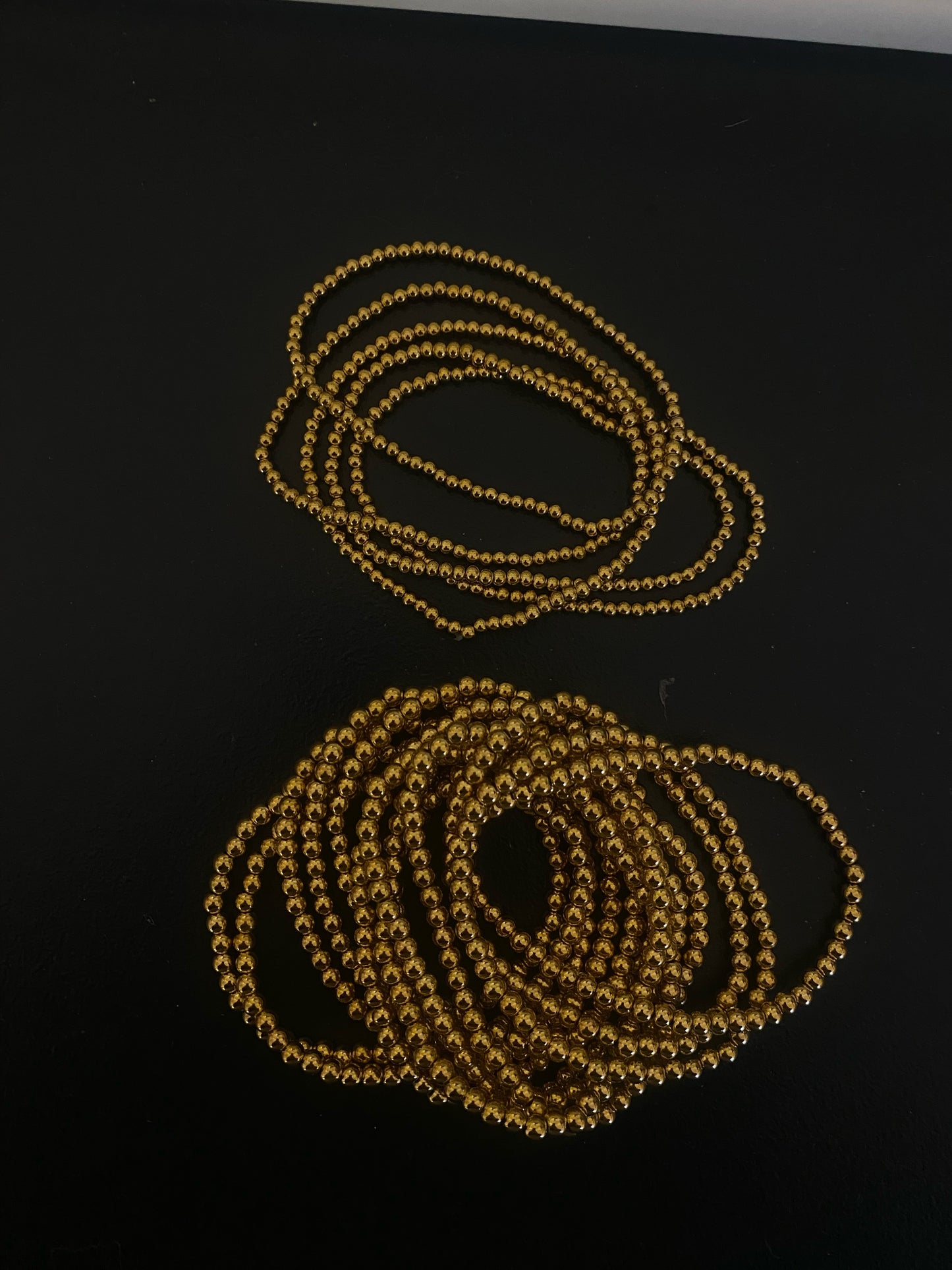 GOLD BEADED BRACELETS