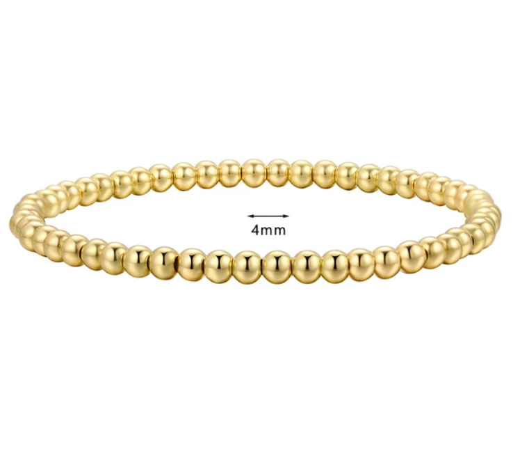 GOLD BEADED BRACELETS