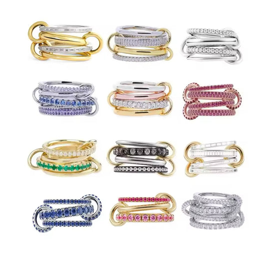 Colored Holy Trinity Rings